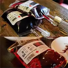 Halloween Vampire Blood Bags – 400ml Horror Party & Cosplay Props