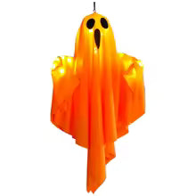 LED Hanging Halloween Ghost – Light-Up Indoor & Outdoor Decoration
